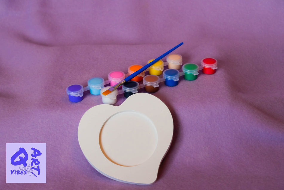Valentines day special gift - Heart coaster DIY gift ideas, fun activity for kids and Valentine gift for him or her.